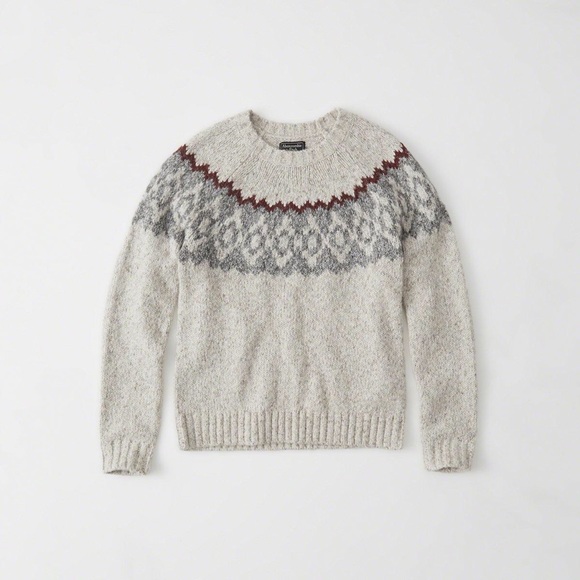 fair isle sweater abercrombie